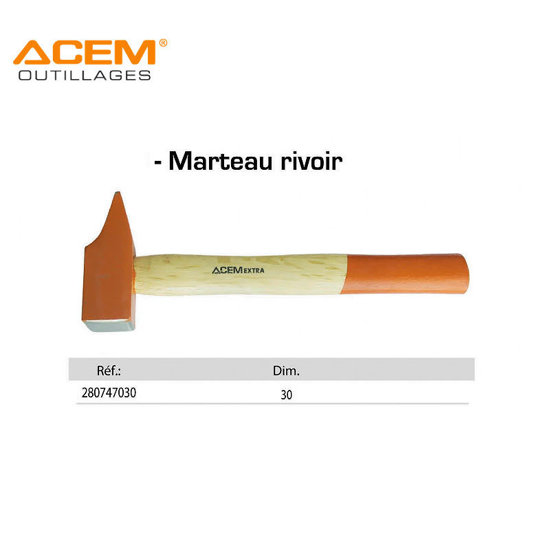 Image de MARTEAU RIVOIR M.B 30MM ACEM