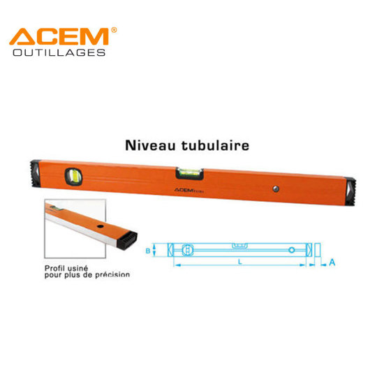 Image de NIVEAU TUBULAIRE 600MM N61 ACEM