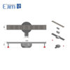 Image de CANIVEAU DE DOUCHE SLIM 50 CM CARRE EJIM