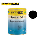 Image de PEINTURE LAQUEE BRILLANTE 340 NOIR 0.9 KG DEUTSCH COLOR