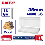 Image de CLOUS POUR CLOUEUSE 35MM(6000PIECES) ENAL18356 EMTOP