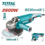 Image de MEULEUSE ANGULAIRE 230 MM 2600 W TG1262306 TOTAL