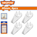 Image de JEU DE 4 CROCHETS ABS 40MM WPHK1K02 WADFOW