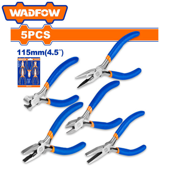 Image de JEU DE 5 PINCES 115 MM WPS1615 WADFOW
