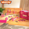 Image de CAISSE A OUTILS AVEC JEU 89 OUTILS ROSE WHS3B89 WADFOW