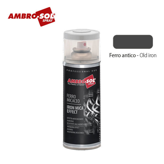 Image de PEINTURE EFFET FER FORGE -FER ANCIEN  V400MIC1 400ML AMBROSOL