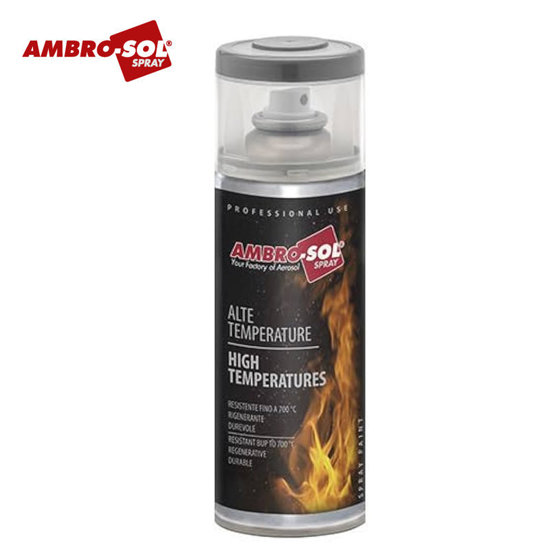 Image de PEINTURE HAUTE TEMPERATURES GRIS ANTHRA V400T6 AMBROSOL