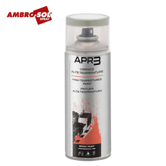 Image de PEINTURE HAUTE TEMPERATURES ARGENT S400T2 400ML APR3  