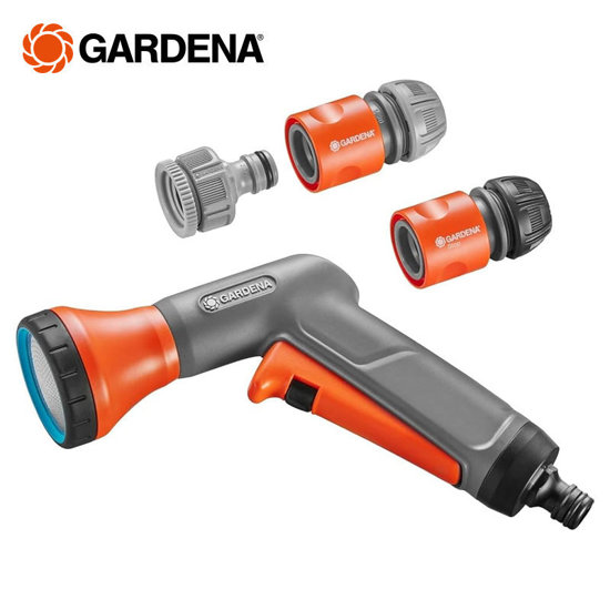 Image de KIT PISTOLET D'ARROSAGE CLASSIC+RACCORDS 18299-20 GARDENA