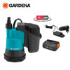 Image de POMPE IMMERGEE POUR EAUX CLAIRES A BATTERIE 18V P4A 14600-20 GARDENA