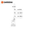 Image de POMPE IMMERGEE POUR EAUX CLAIRES A BATTERIE 18V P4A 14600-20 GARDENA