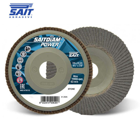 Image de DISQUE A LAMELLES DIAMANTEES SAITDIAM POWER 115X22.23 FINE