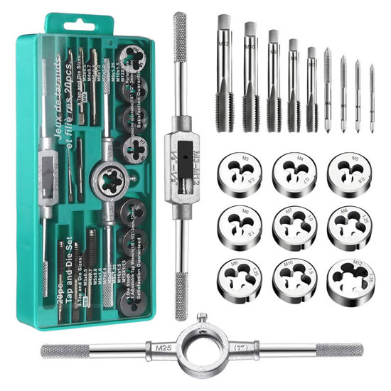 Image de COFFRET TARAUDS ET FILIERES 20PCS