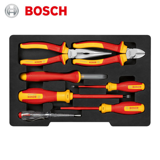 Image de BOITE A OUTILS ISOLES POUR ELECTRICIEN 7 PIECES BOSCH