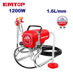 Image de PULVERISATEUR AIRLESS 1200W 1.6I/MM EMAY1A10 EMTOP