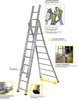 Image de ECHELLE TRANSFORMABLE 3 PLANS T3 3*9 BARREAUX CENTAURE