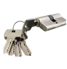 Image de CYLINDRE HAUTE SECURITE 5CLES 74361 CHROME AHRAM