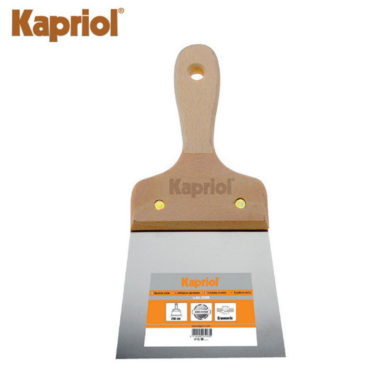 Image de SPATULE A ENDUIRE 8 CM MANCHE BOIS K23217 KAPRIOL