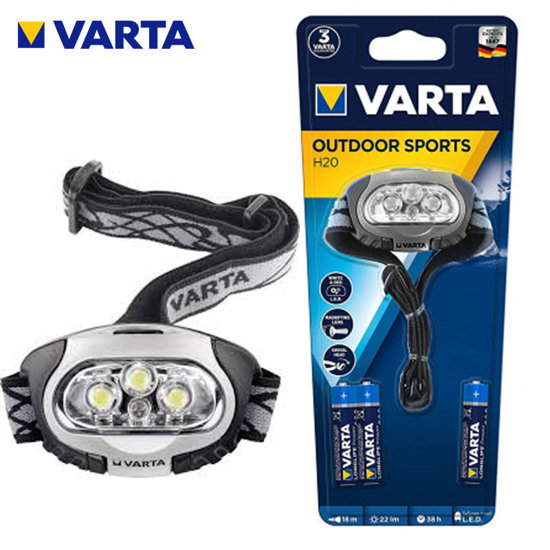 Image de TORCHE LED HEAD LIGHT 3 AAA VARTA 