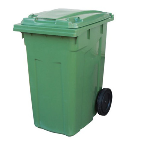 Image de POUBELLE 360L 2 ROUES VERT