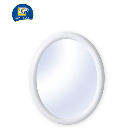 Image de MIROIR SALLE DE BAIN BLANC OVALE LUXPLAST