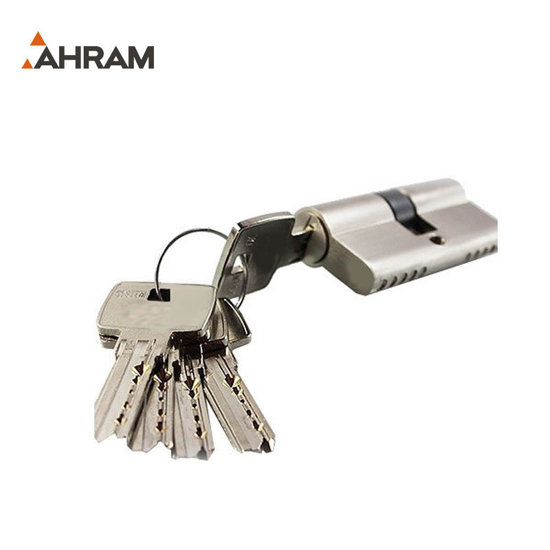 Image de CYLINDRE HAUTE SECURITE 5CLES 74361 CHROME AHRAM