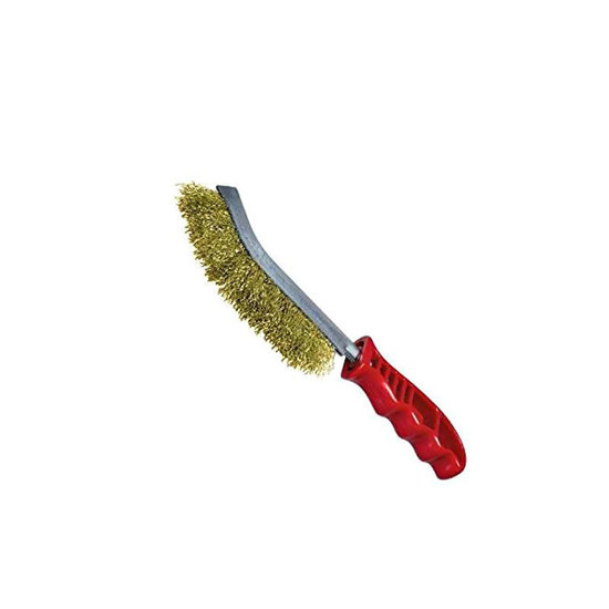 Image de BROSSE METALLIQUE AVEC MANCHE PLASTIQUE 1000F