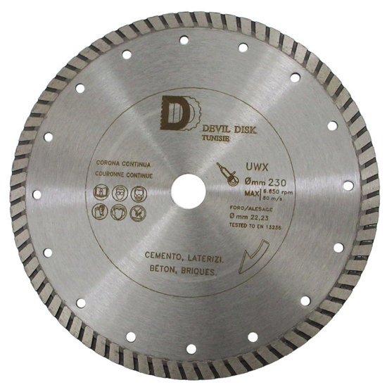 Image de DISQUE DIAMANT UNIVERSEL AL 22.23 D230 WORK