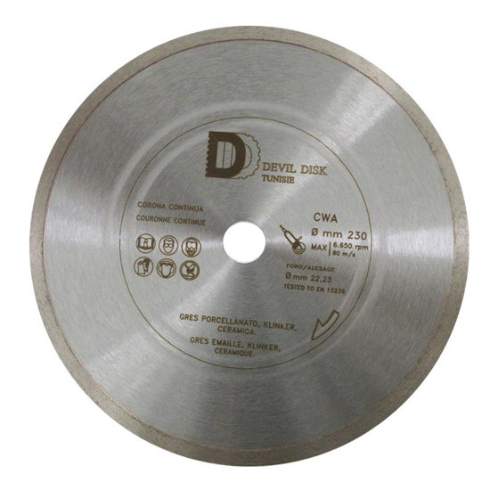 Image de DISQUE DIAMANT D230 CERAMIQUE A SEC