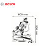 Image de SCIE A ONGLET 305 MM 1800 W GCM 12 SDE BOSCH