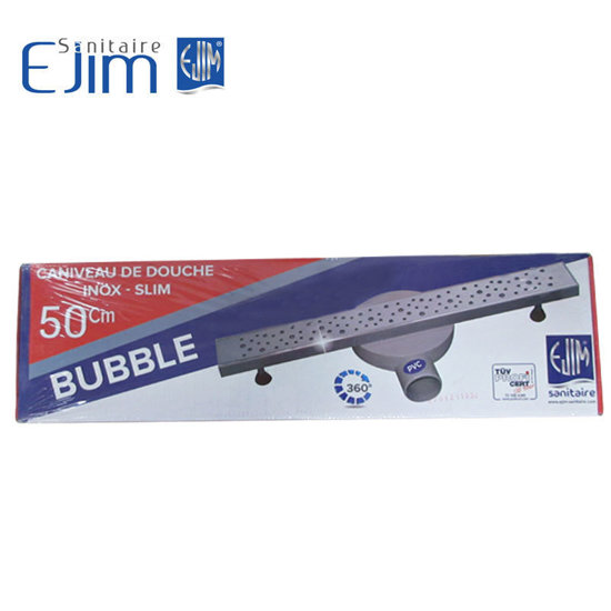 Image de CANIVEAU DOUCHE CHROME SLIM 50 BUBBL