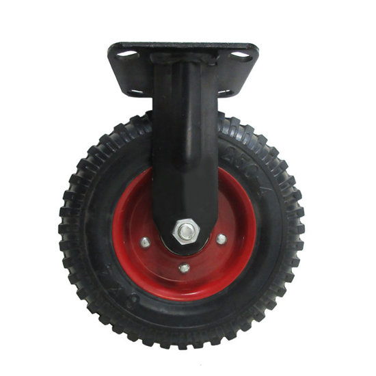 Image de ROUE FIXE SUR PLAQUE CRAMPONNE D200 MM REF 620206