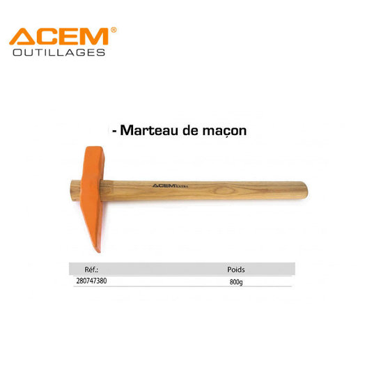 Image de MARTEAU MACON B.M 800GR ACEM