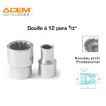 Image de DOUILLE 1/2 12PTS 15MM ACEM