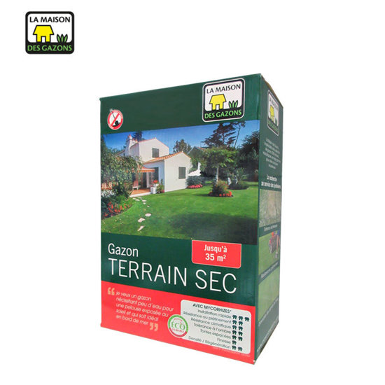 Image de GAZON MDG TERRAIN SEC DE 1KG TOP GREEN