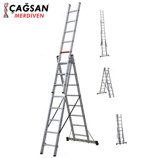Image de ECHELLE TRANSFORMABLE ALUMINIUM TS6160 3X6MAR=3*2M