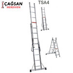 Image de ECHELLE TRANSFORMABLE ALUMINIUM TSA4 2X6MAR=2*2M ÇAGSAN