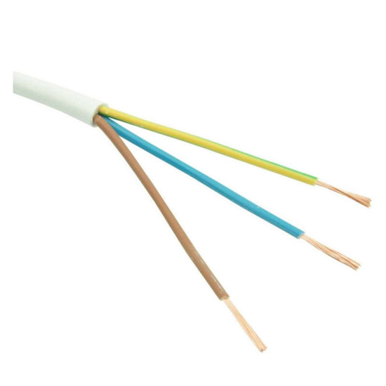 Image de CABLE SOUPLE 3X0.75MM BLANC 1M