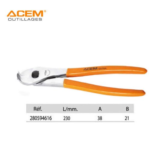 Image de PINCE COUPE CABLE ELECTRIQUE ACEM 