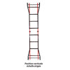 Image de ESCABEAU 5 MARCHES 4.5M SANSONETTA