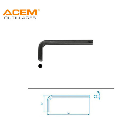 Image de CLÉ MÂLE COUDÉE 280126140 - ACEM