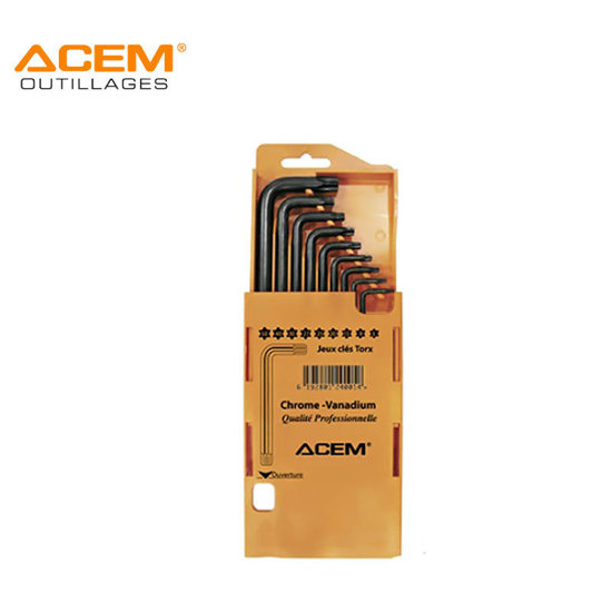 Image de JEUX CLES MALES COUDÉE TORX 8 PCS