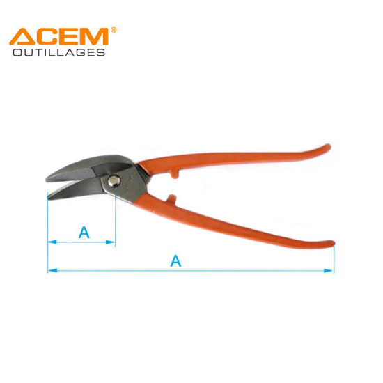 Image de CISAILLE TOLE C/D 280MM 010 ACEM