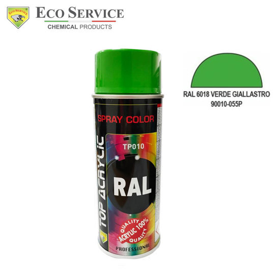 Image de PEINTURE TOP RAL VERT JAUNATRE 400ML