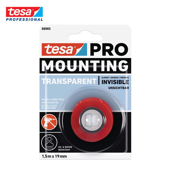 Image de ADHESIF DOUBLE FACE ULTRA TRANSPARENT 19MX1.5M TESA