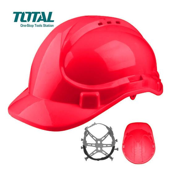 CASQUE DE PROTECTION ROUGE TOTAL