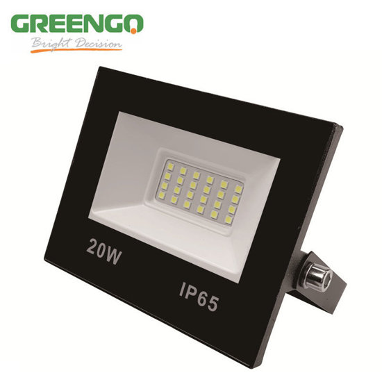 Image de PROJECTEUR LED COMPACT SLIM SMD 20W 6400K FLOOFLIGHT GREENGO