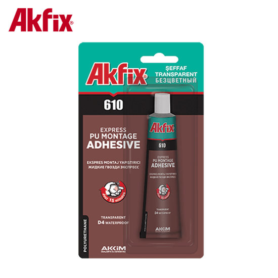 Image de MONTAGE ADHESIVE 610 PU 50ML TRANSPARENT AKFIX