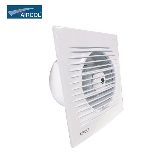 VENTILATEUR EXTRACTEUR MURAL BL 19X19 D120 220V 21W AIRCOL CARRE