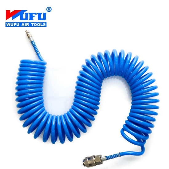 Image de FLEXIBLE D'AIR SPIRALE 10M BLEU